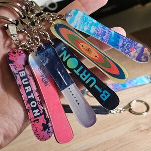 Snowboard Keychain for Snow Season good gift for snowboarders and winter season